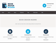 Tablet Screenshot of bookdesignwizard.com
